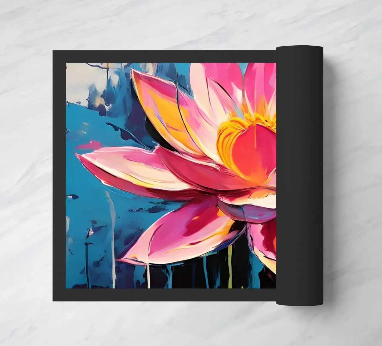 Loto in fiore zerbino da Artistic-shop