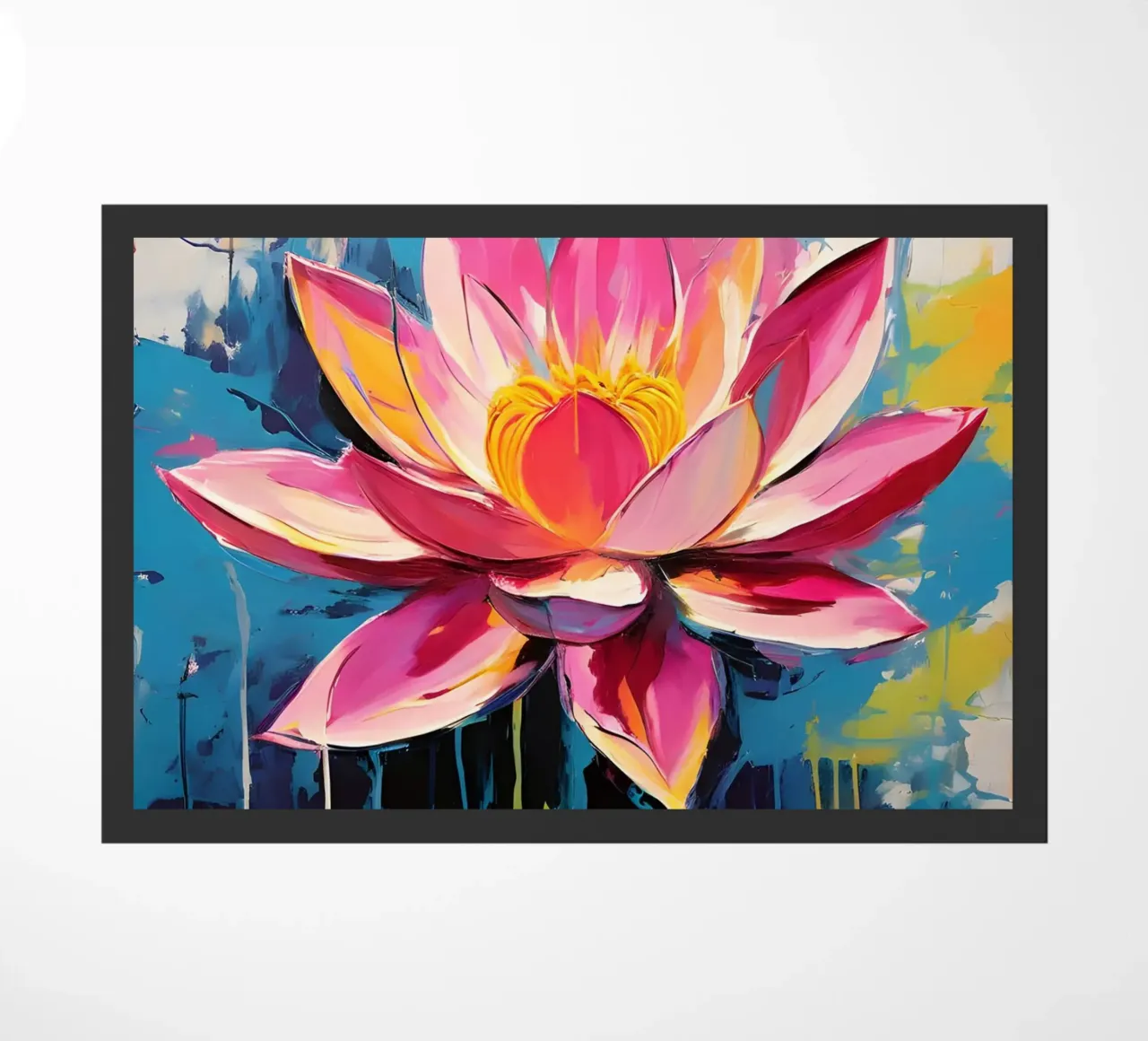 Loto in fiore zerbino da Artistic-shop