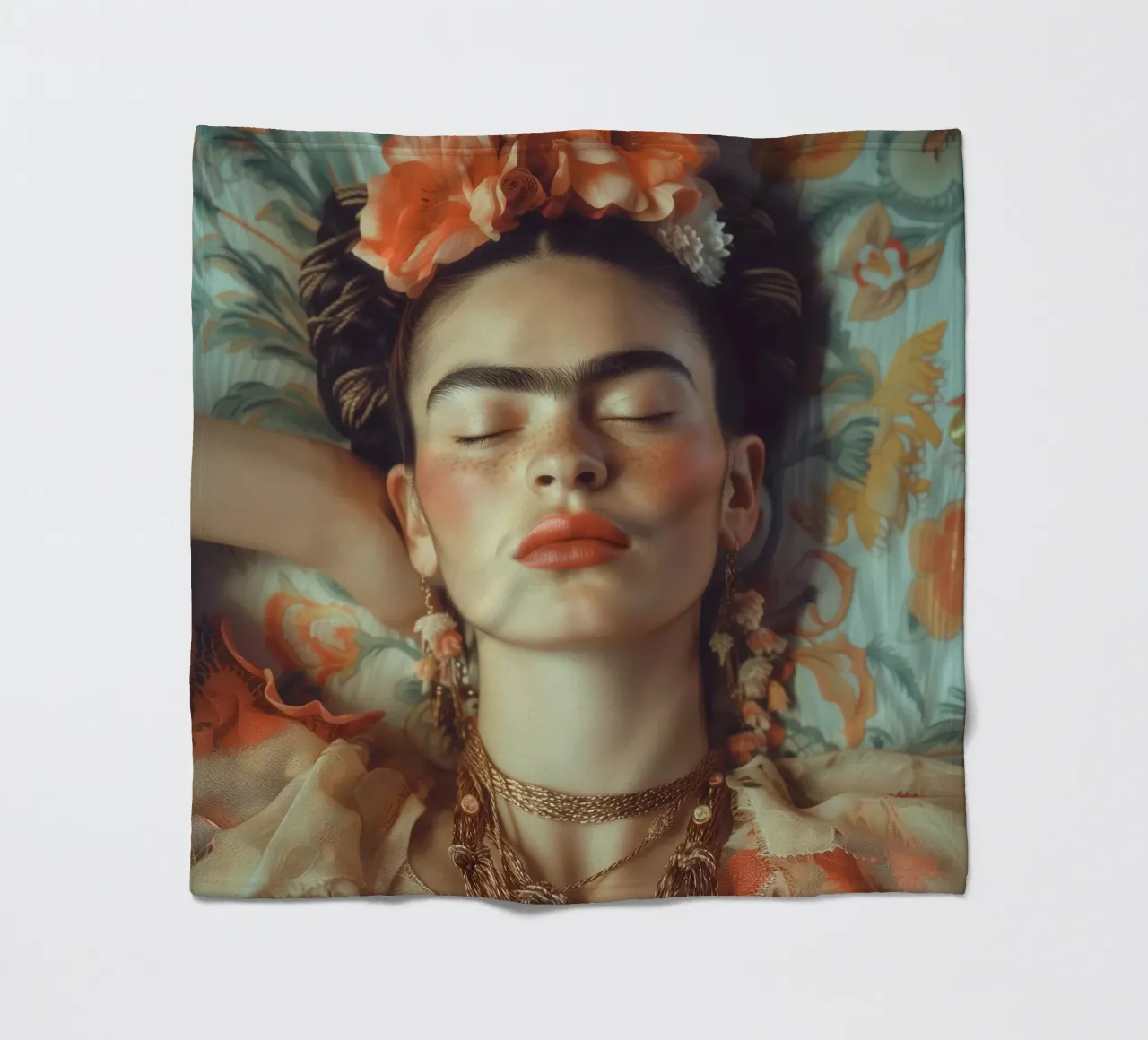 Fridas boho Traum coperta in pile da Carinaprint