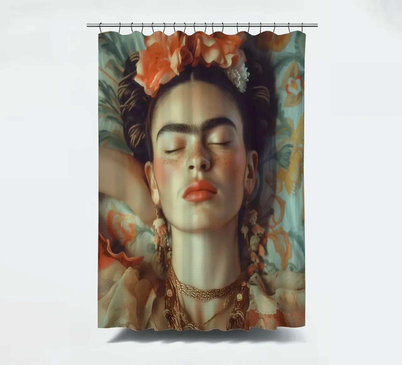 Fridas boho Traum douchegordijn van Carinaprint