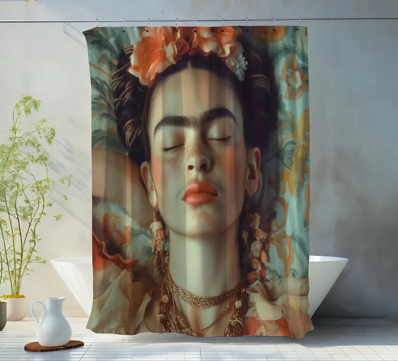 Fridas boho Traum tenda da doccia da Carinaprint