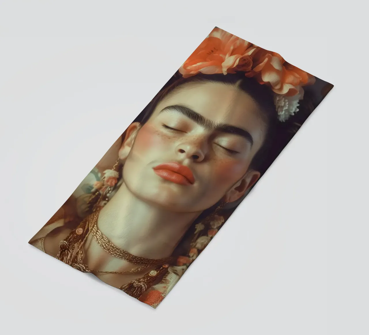 Fridas boho Traum strandhanddoek van Carinaprint