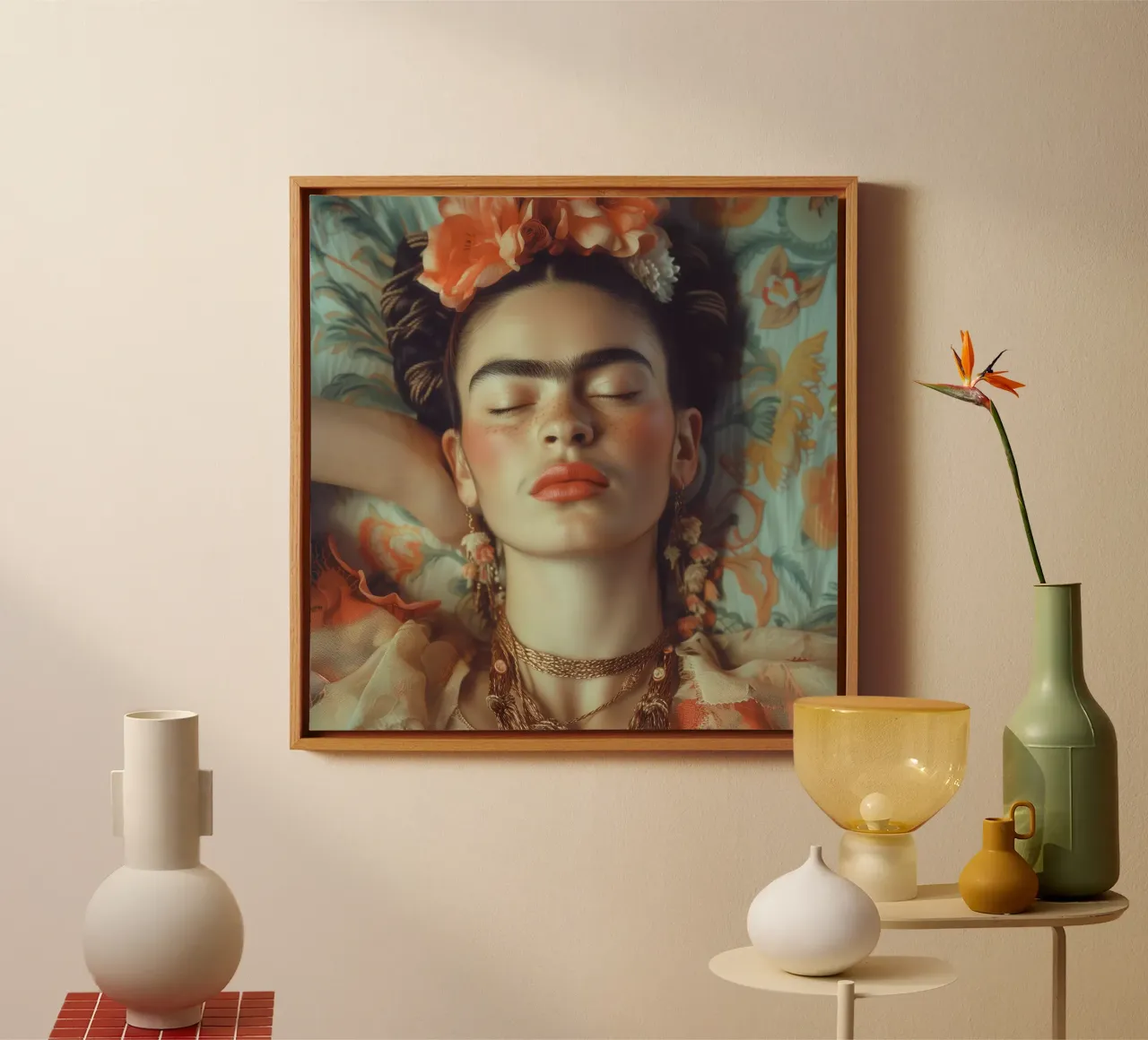 Fridas boho Traum tela da Carinaprint
