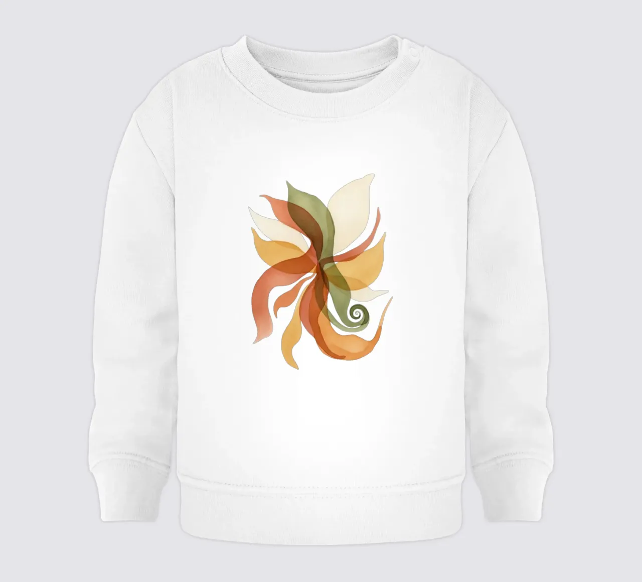 Flusso terroso felpa neonato da Organic Aesthetics