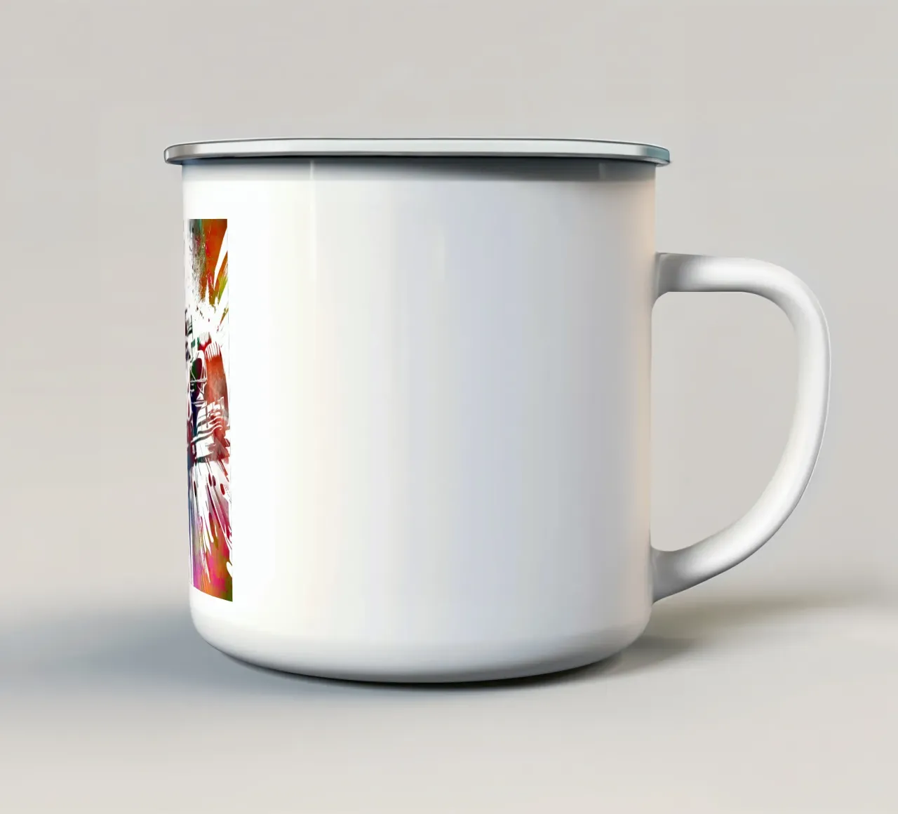 Formula 1 sport racing bianco tazza in smalto da SPORT