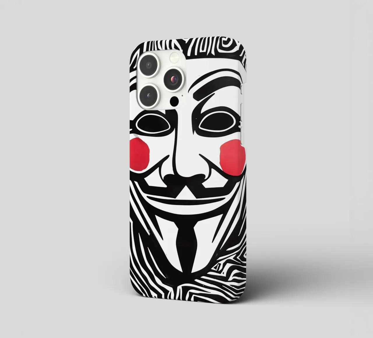 Guy Fawkes Anonymous Hacker Vendetta Maske cover iphone da Autofocus