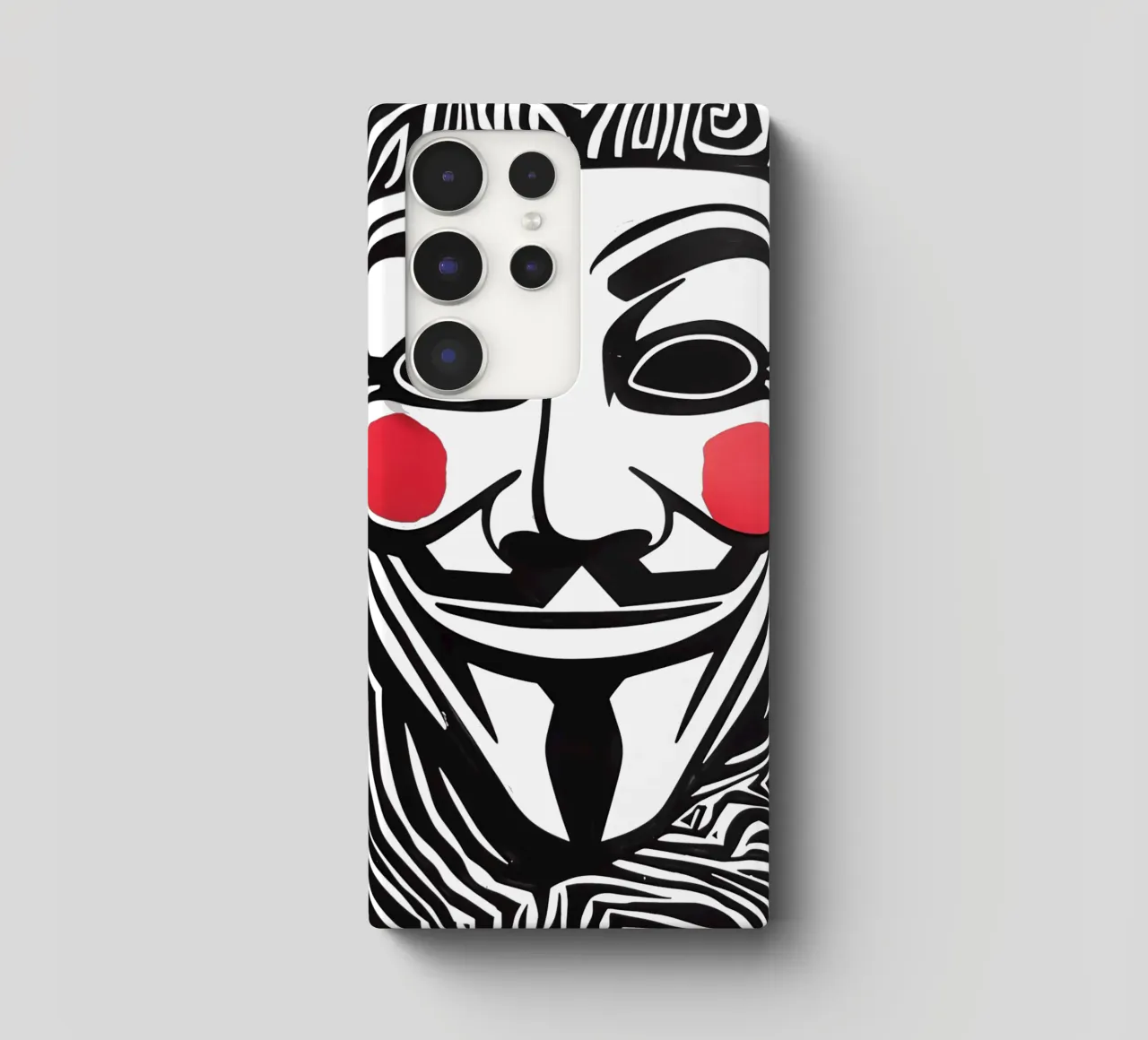 Guy Fawkes Anonymous Hacker Vendetta Maske cover samsung da Autofocus