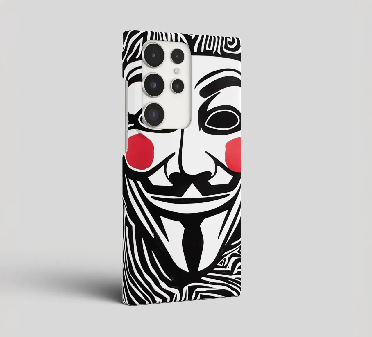 Guy Fawkes Anonymous Hacker Vendetta Maske cover samsung da Autofocus