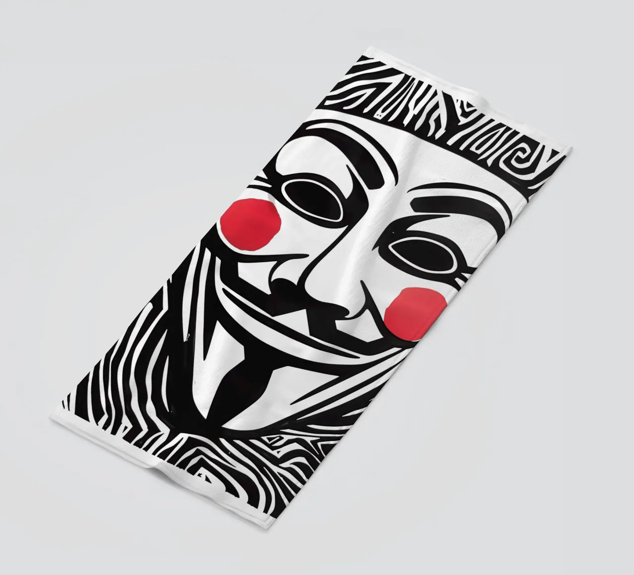 Guy Fawkes Anonymous Hacker Vendetta Maske telo mare da Autofocus