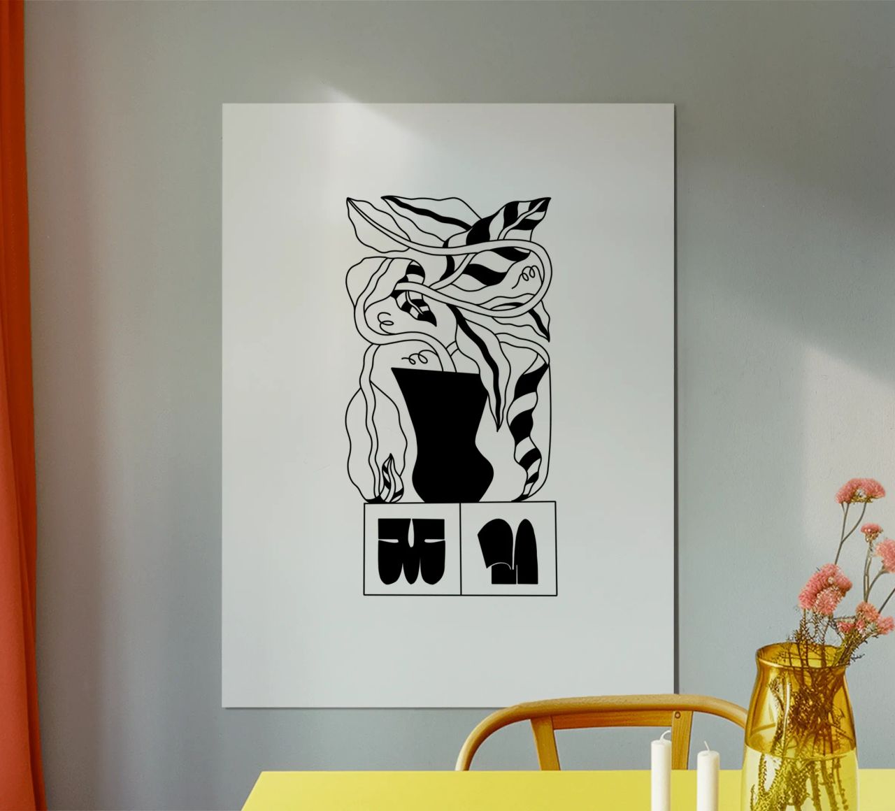 Time For A Plant poster de byh.illustration
