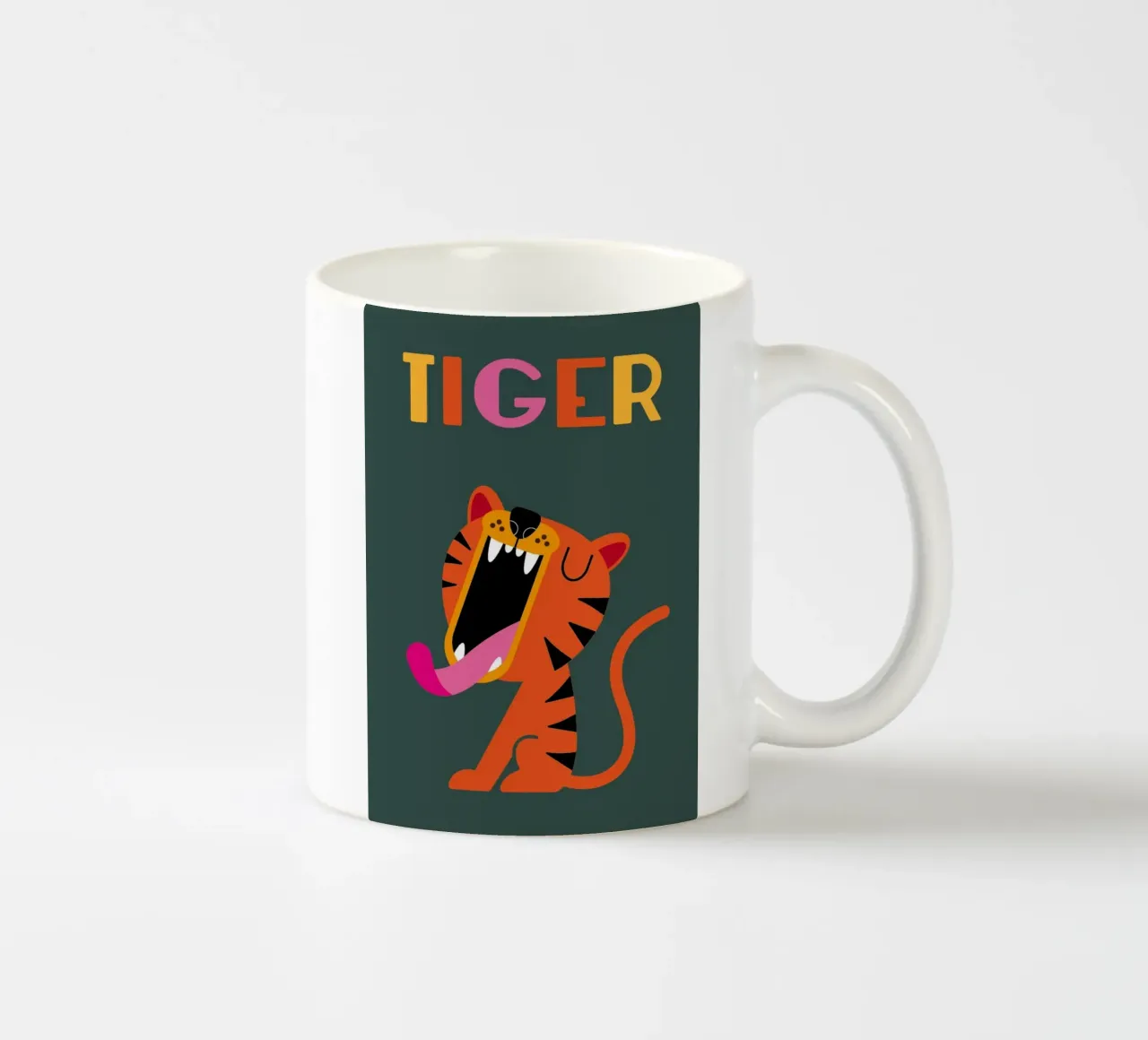 Tigre tazza in ceramica da Looks n Brains
