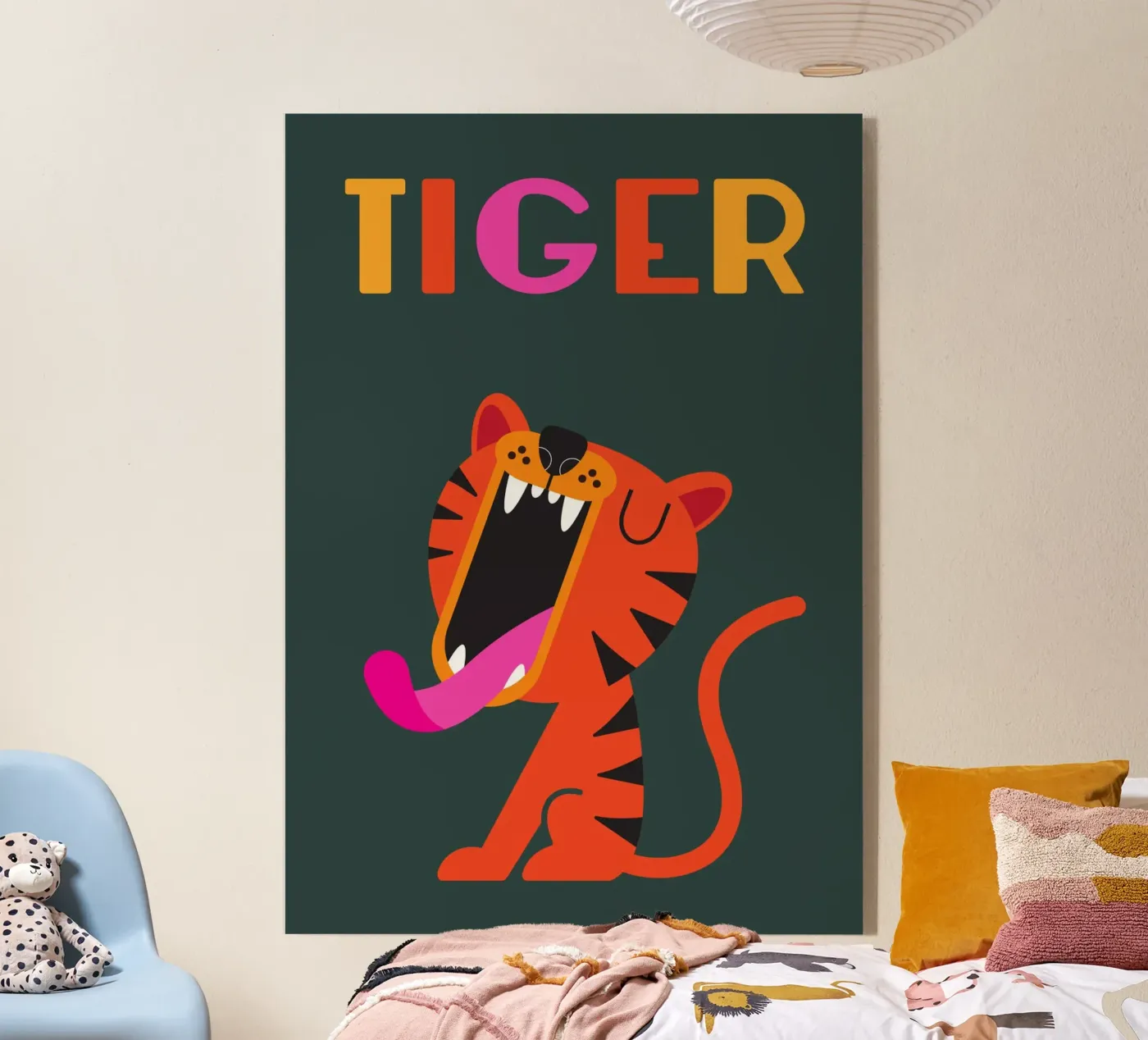 Tiger acrylic glass by Looks n Brains