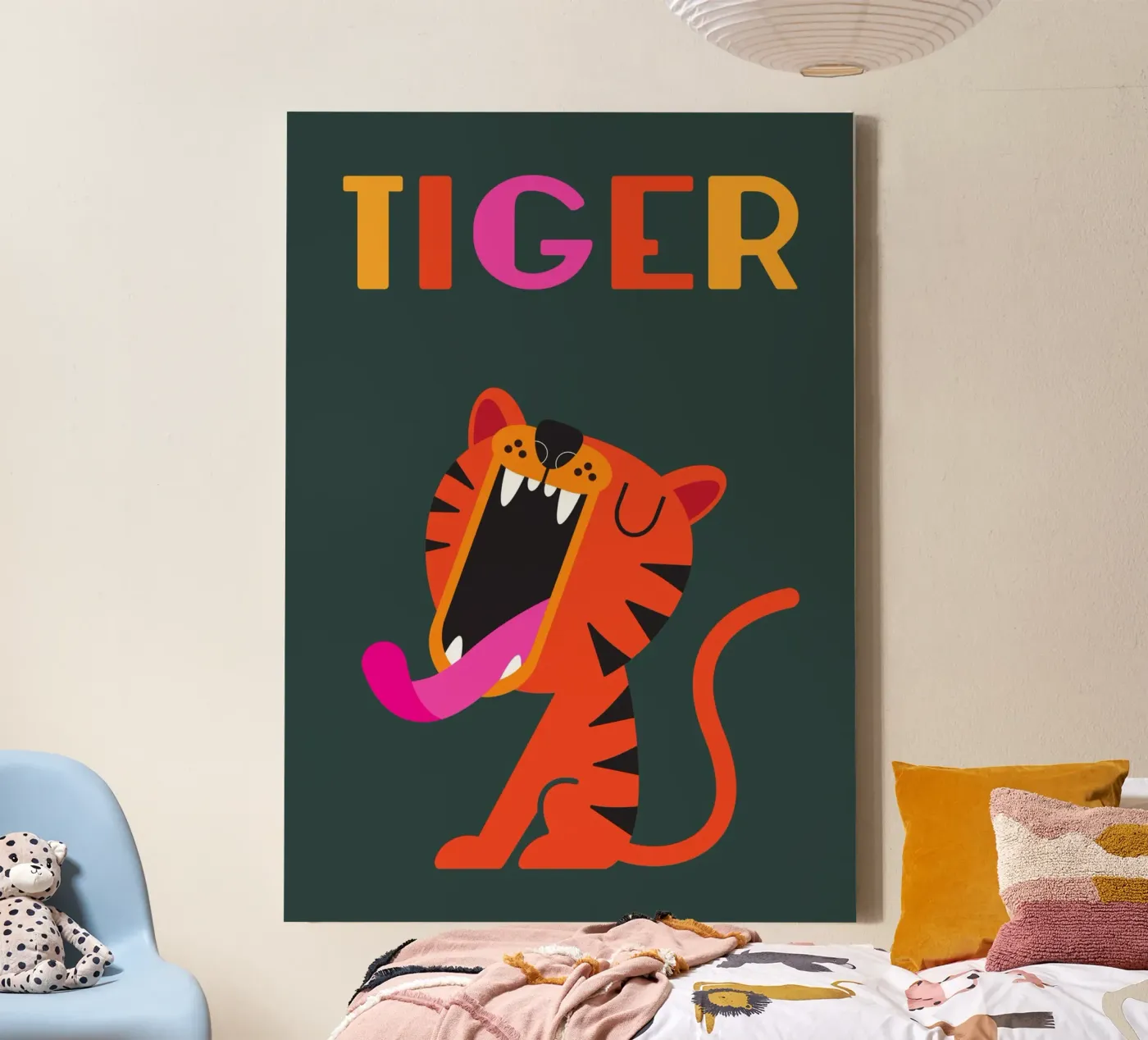 Tigre tela da Looks n Brains
