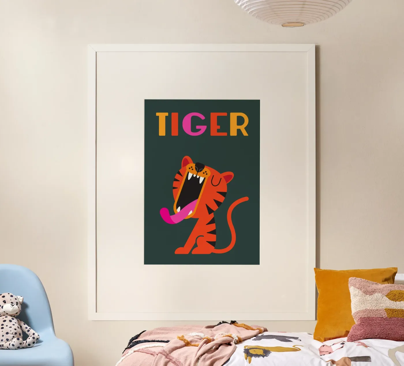 Tiger Poster von Looks n Brains