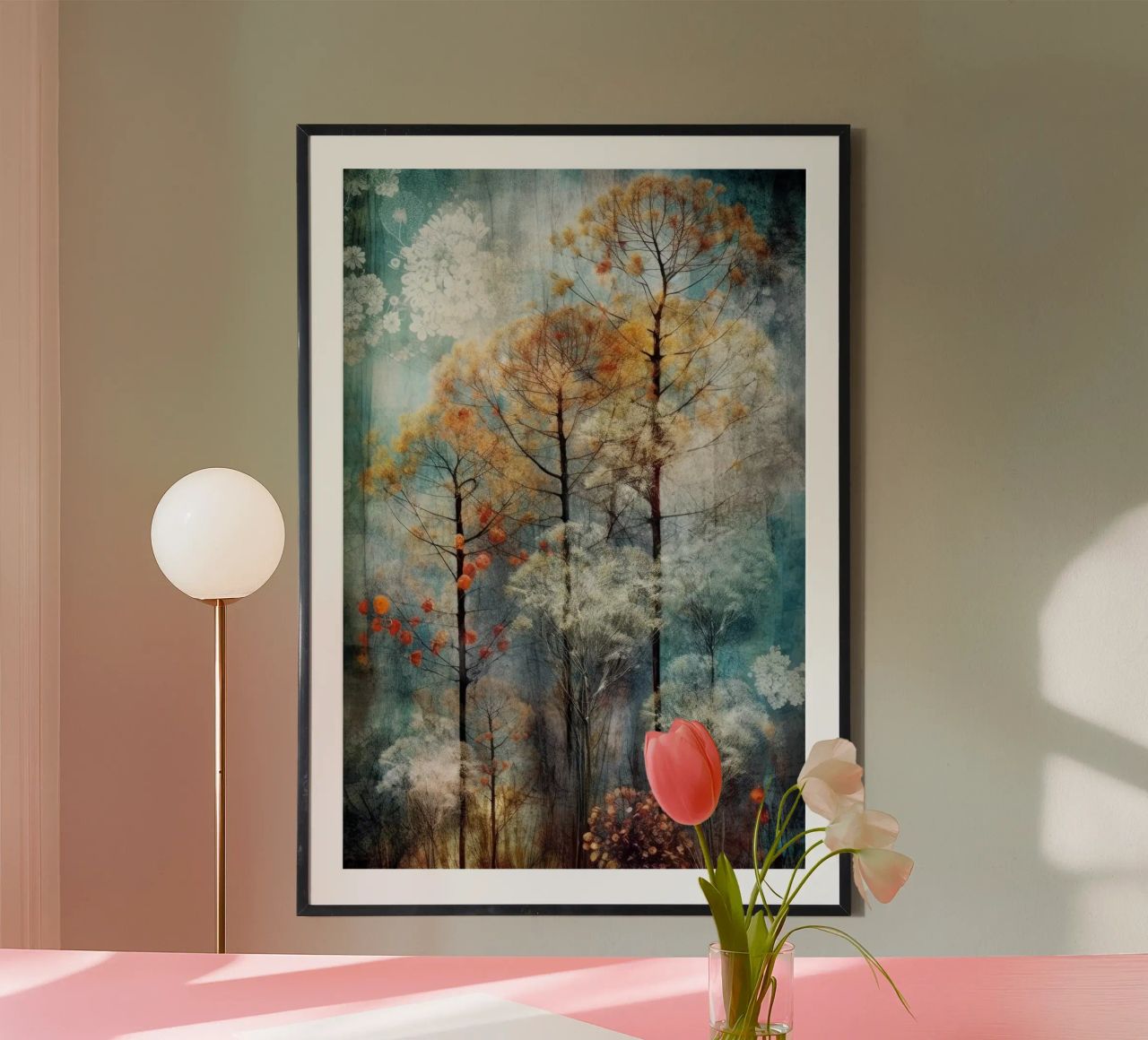 Wald Natur Kunst Poster von Justyna Jaszke JBJart
