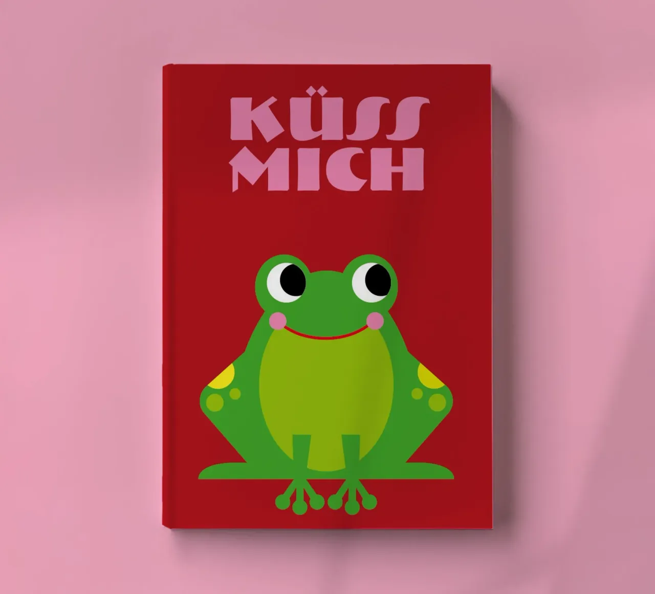 Küss mich notebook by Looks n Brains
