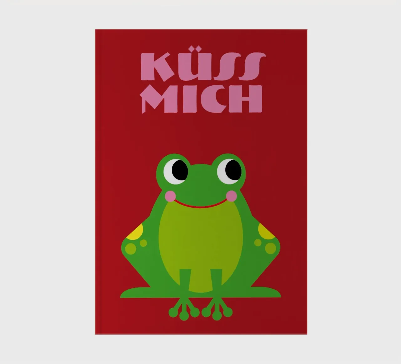Küss mich notebook by Looks n Brains