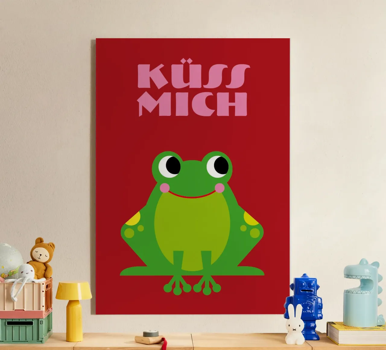 Küss mich plexiglass da Looks n Brains