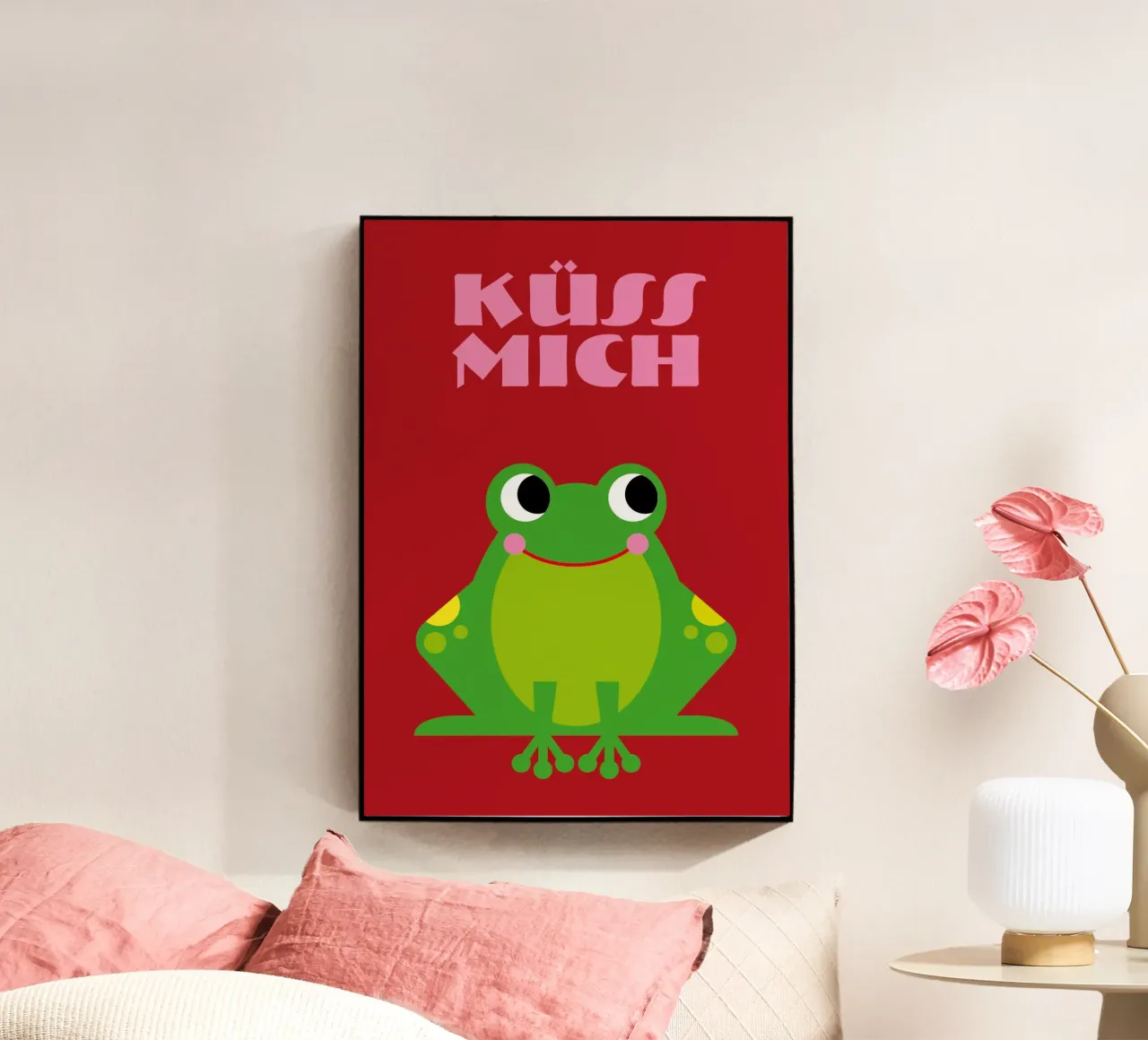 Küss mich 01 Acryl-Glas von Looks n Brains