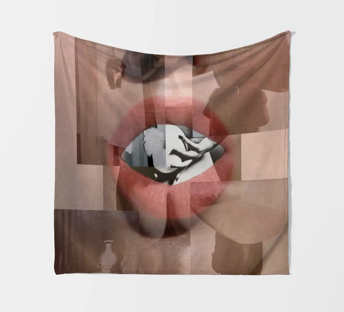 Ei Fleecedecke von dekonstruktiv