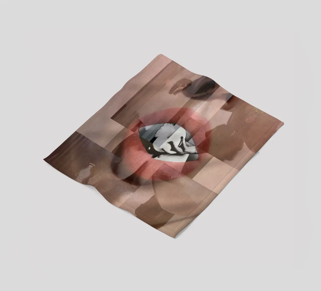 Ei fleecedeken van dekonstruktiv