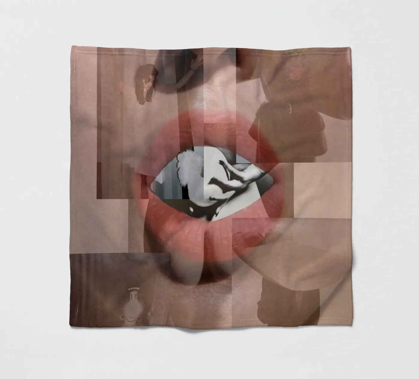 Ei Fleecedecke von dekonstruktiv
