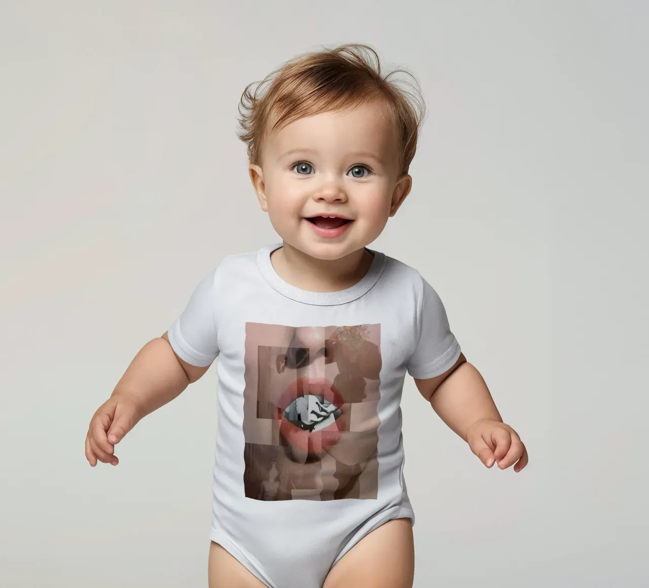 Ei Kurzarm Babybody von dekonstruktiv