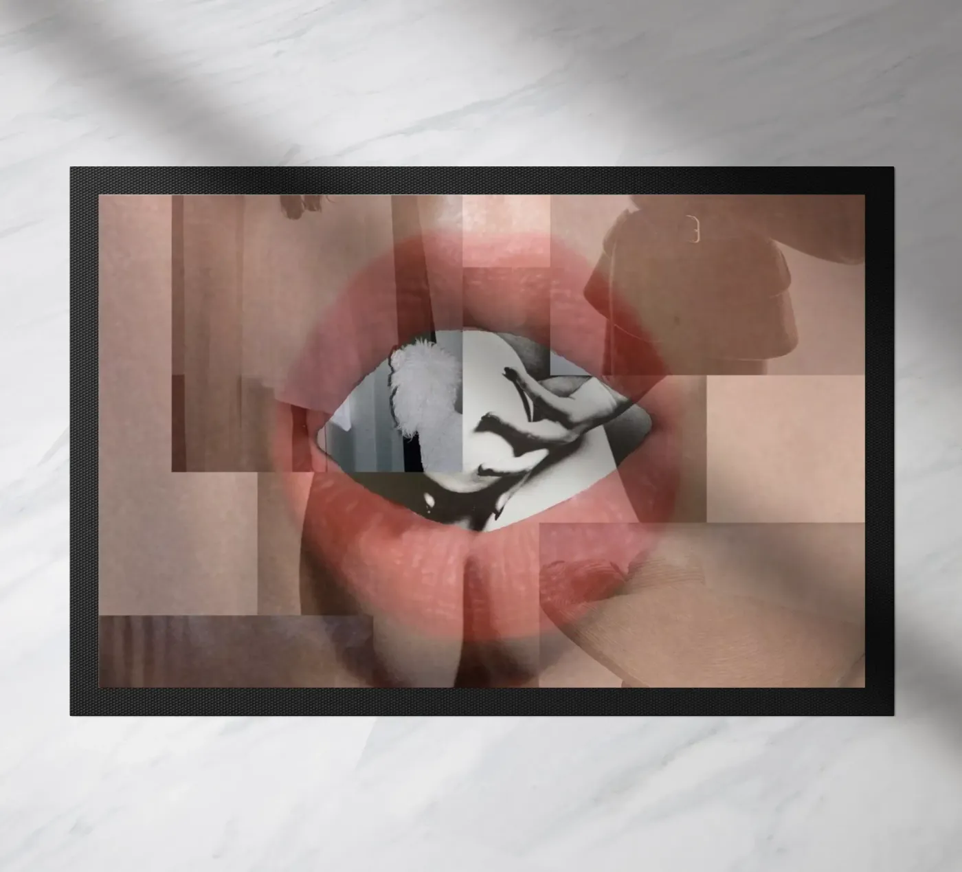 Egg Fußmatte von dekonstruktiv