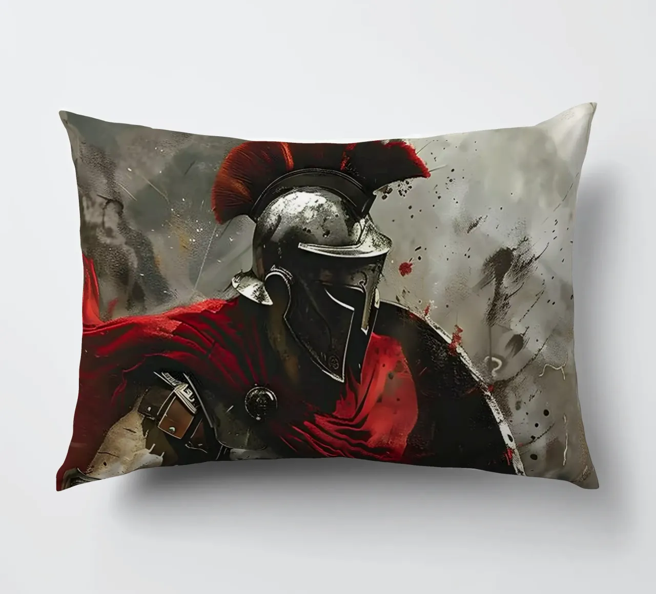 Spartan dynamics decorative cushion by M-Ulrich-Digital Art