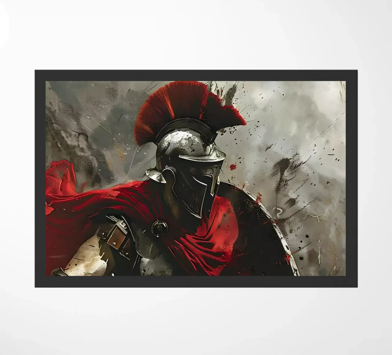 Spartan dynamics doormat by M-Ulrich-Digital Art