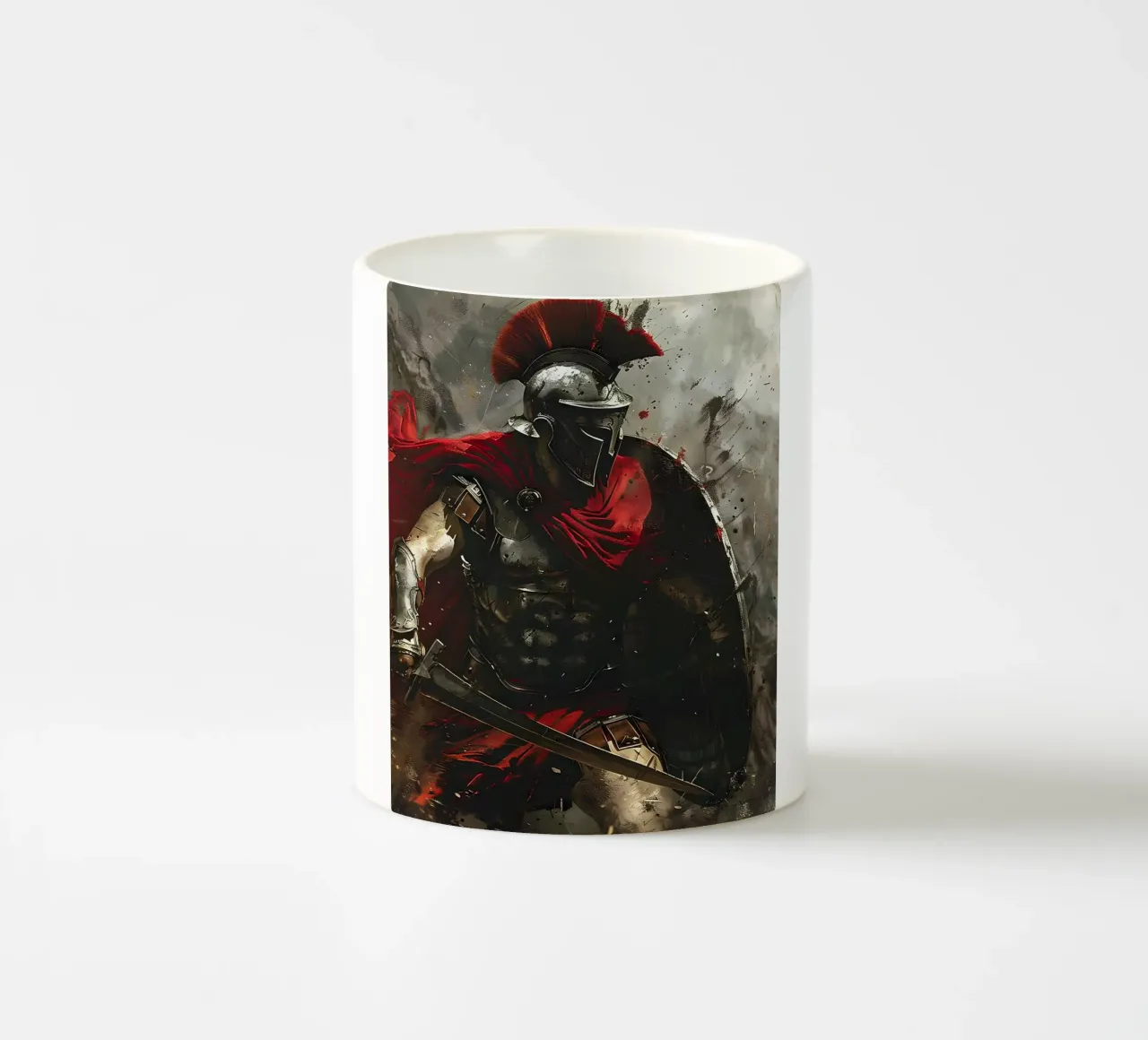 Spartan dynamics ceramic mug by M-Ulrich-Digital Art