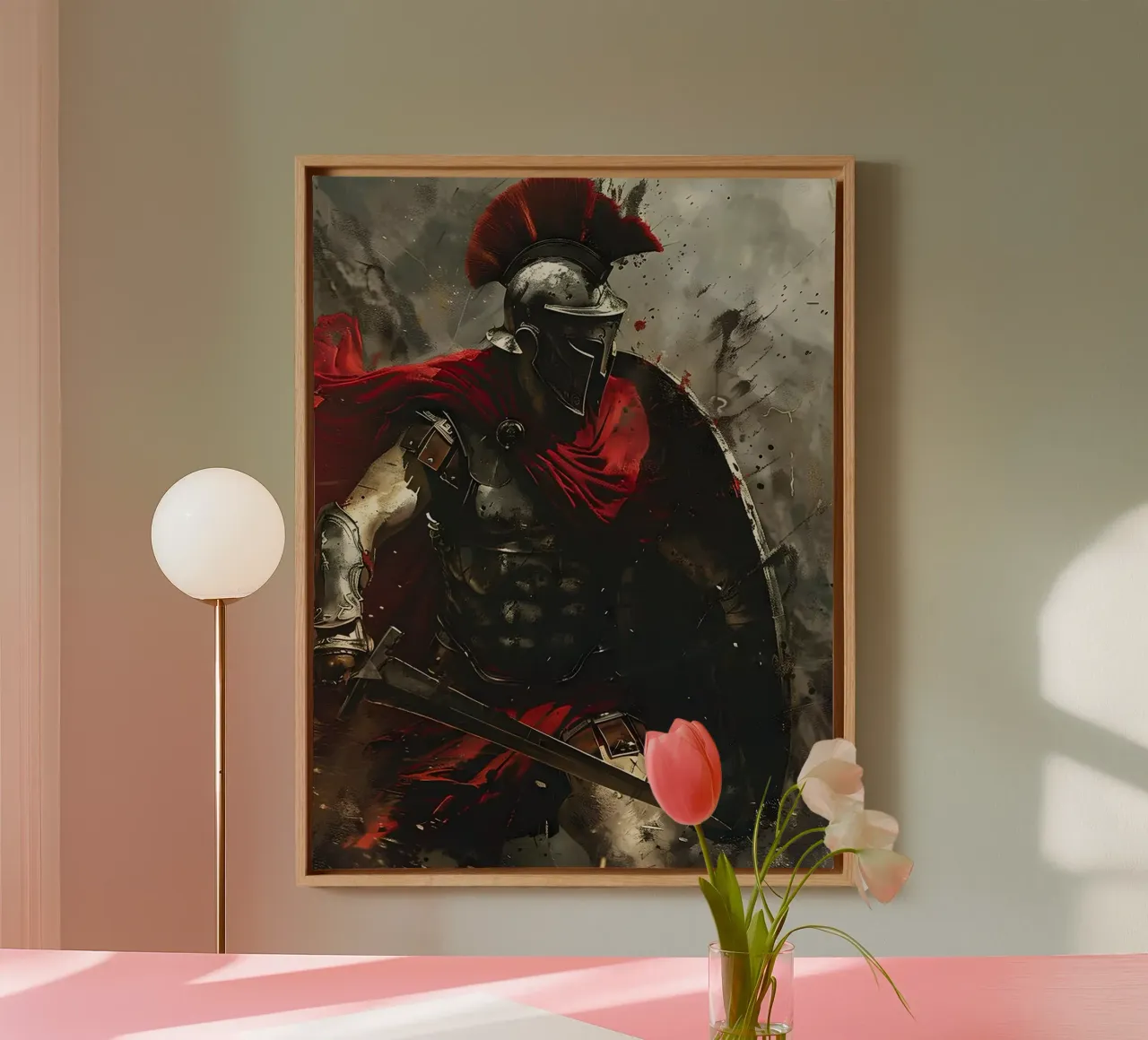 Spartan dynamics canvas by M-Ulrich-Digital Art