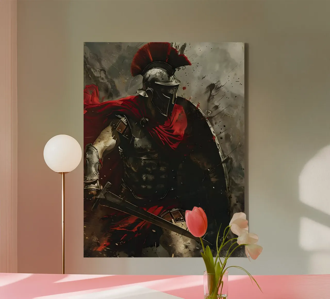 Spartan dynamics canvas by M-Ulrich-Digital Art