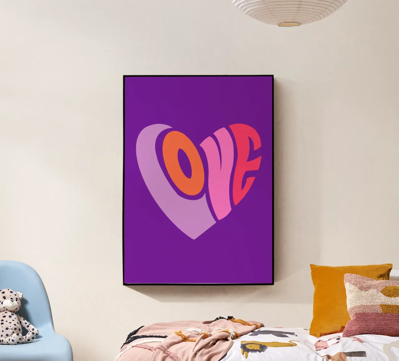 Love acrylic glass by Art House