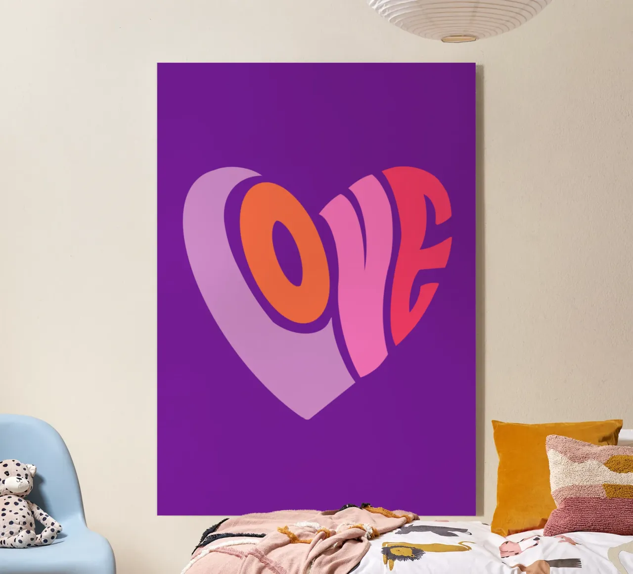 Love acrylic glass by Art House