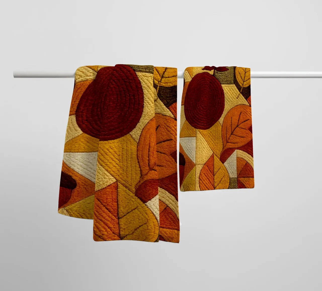 Stile autunno metà secolo asciugamano da bagno da ARTOMATIC