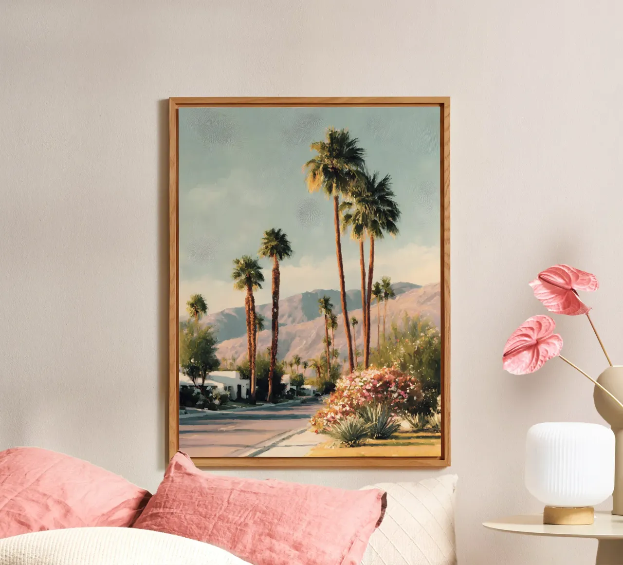 Retro Palm Springs alluminio dibond da Gypsy Galleria