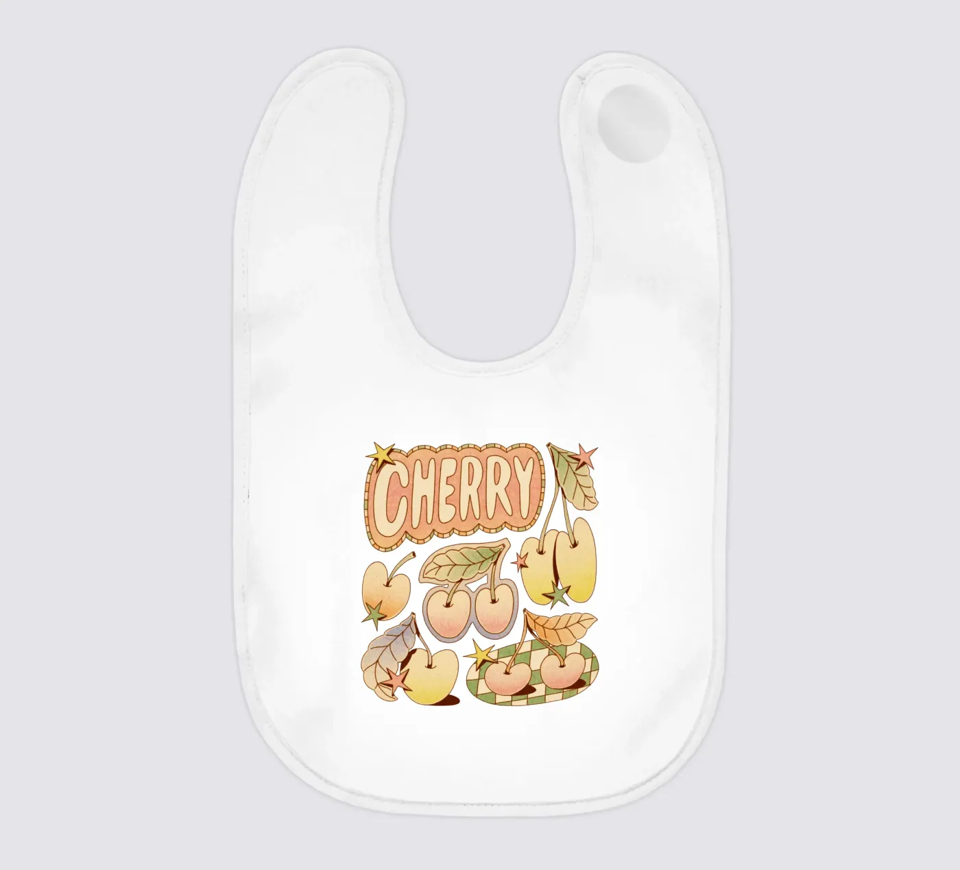 A Cherry Babylätzchen von Six Legs Under