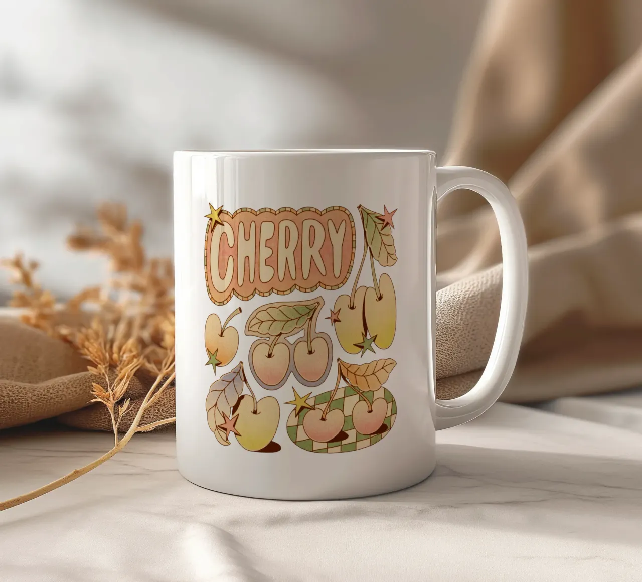 A Cherry tazza in ceramica da Six Legs Under