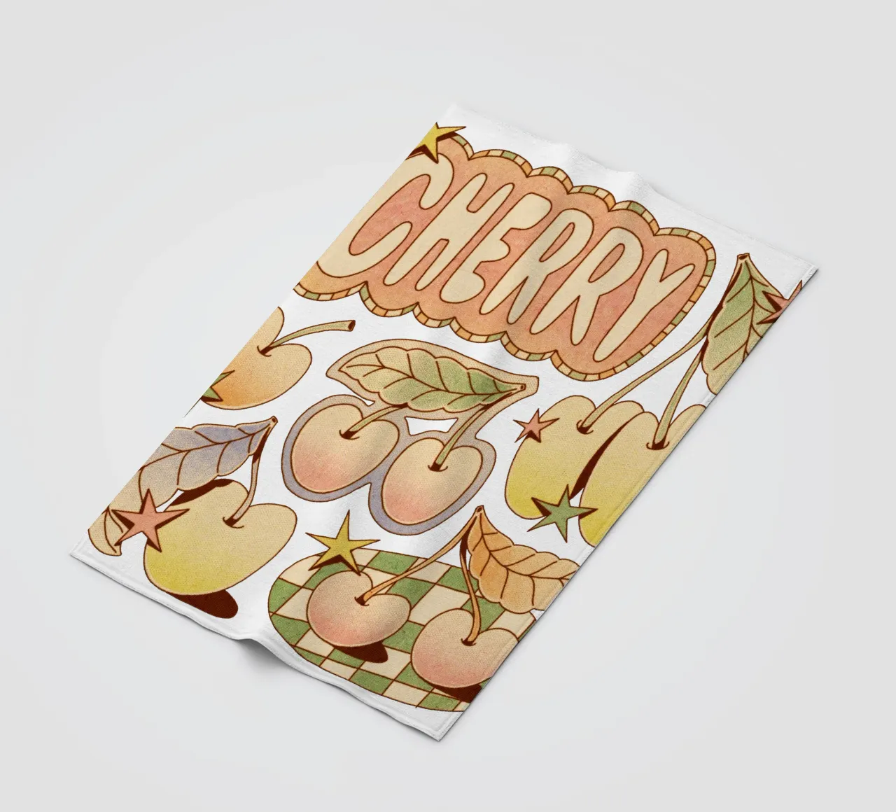 A Cherry fleecedeken van Six Legs Under