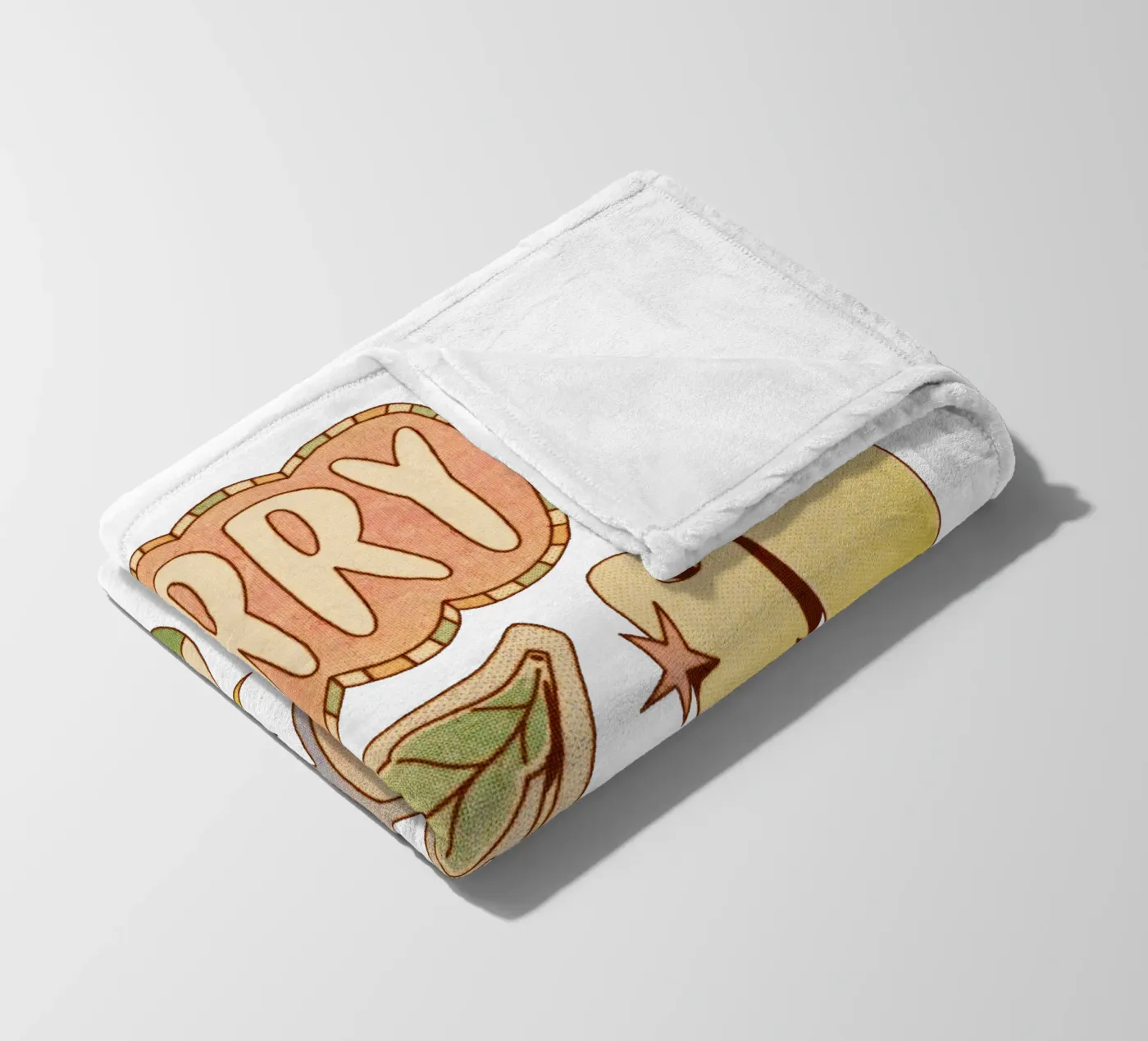 A Cherry fleece blanket by Six Legs Under