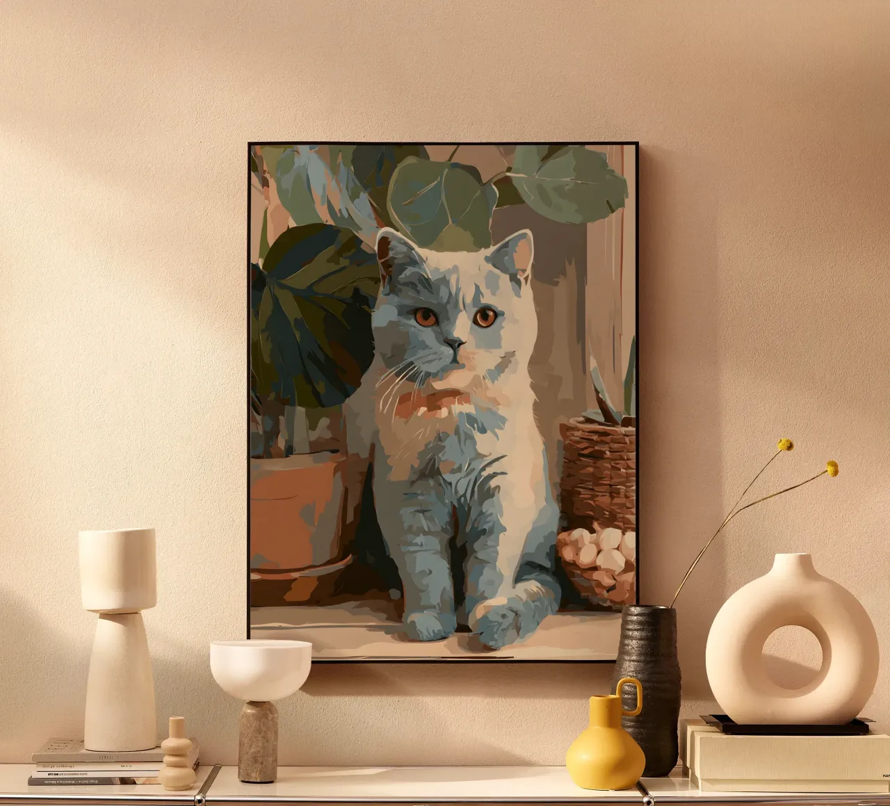 Blue Cat Charm plexiglass da Gypsy Galleria