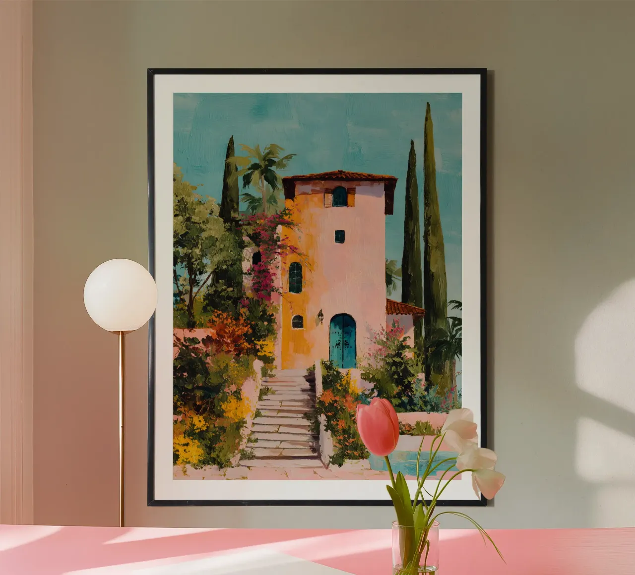 Tuscan Villa Glow carta hahnemühle da Gypsy Galleria