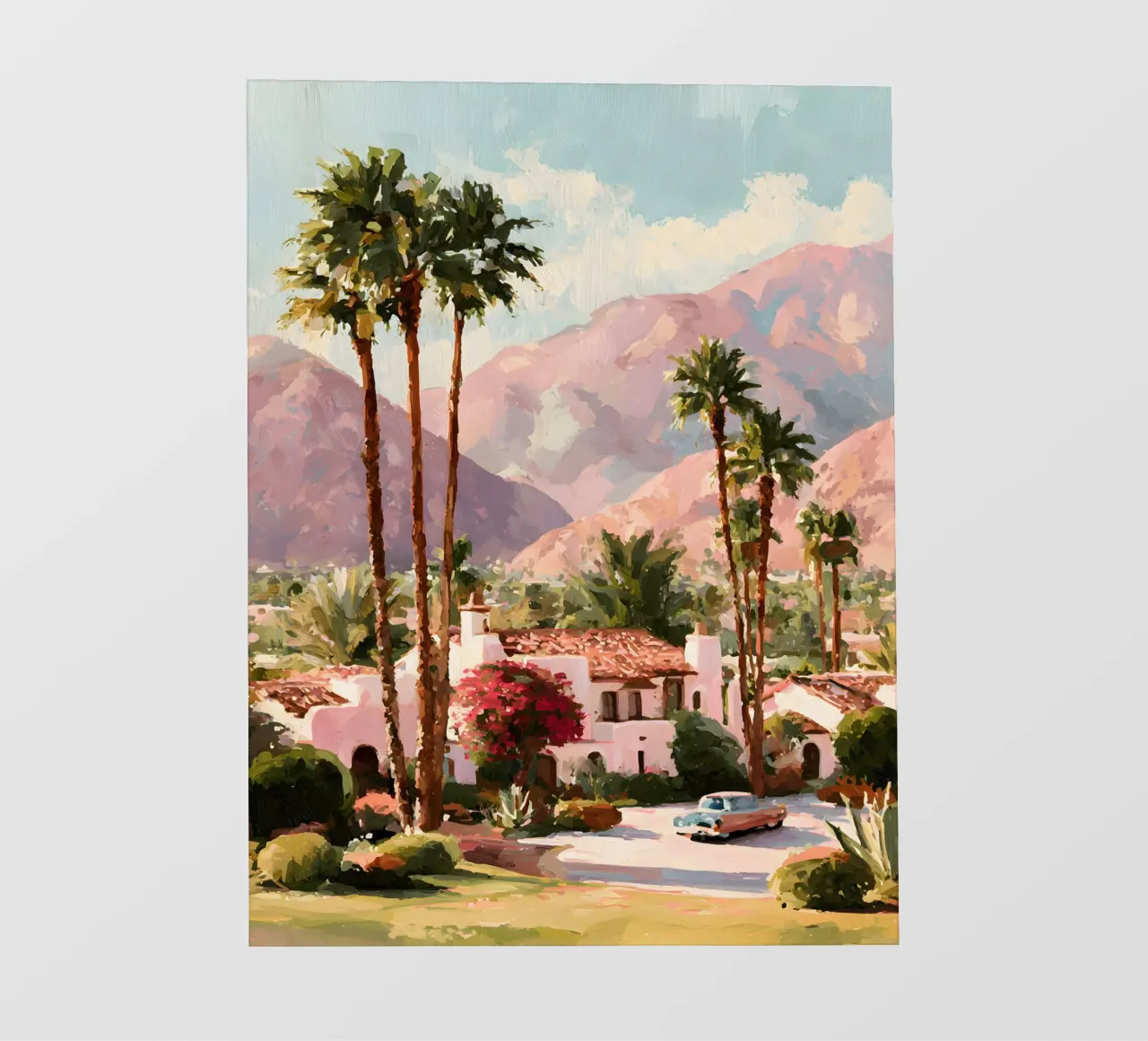 Retro Palm Springs pellicola backlit da Gypsy Galleria