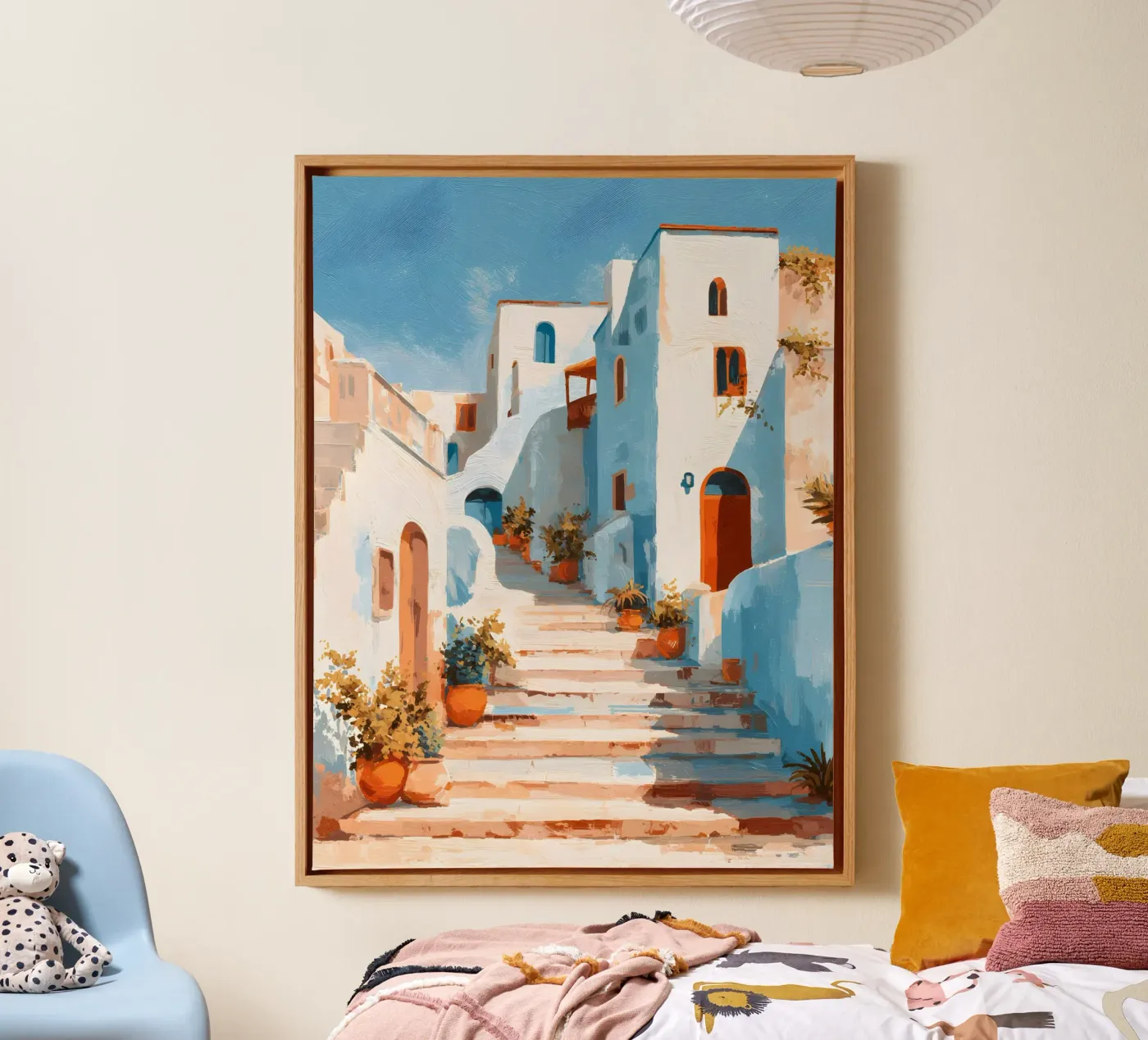 Mediterranean Steps tela da Gypsy Galleria