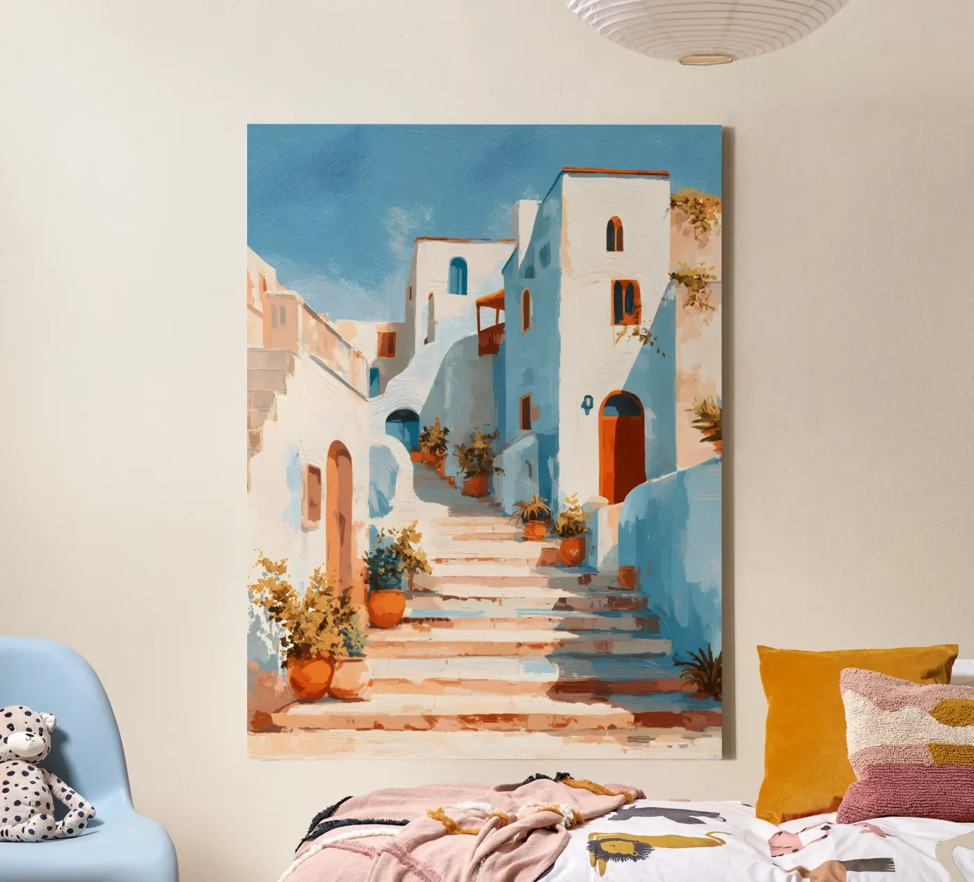 Mediterranean Steps tela da Gypsy Galleria