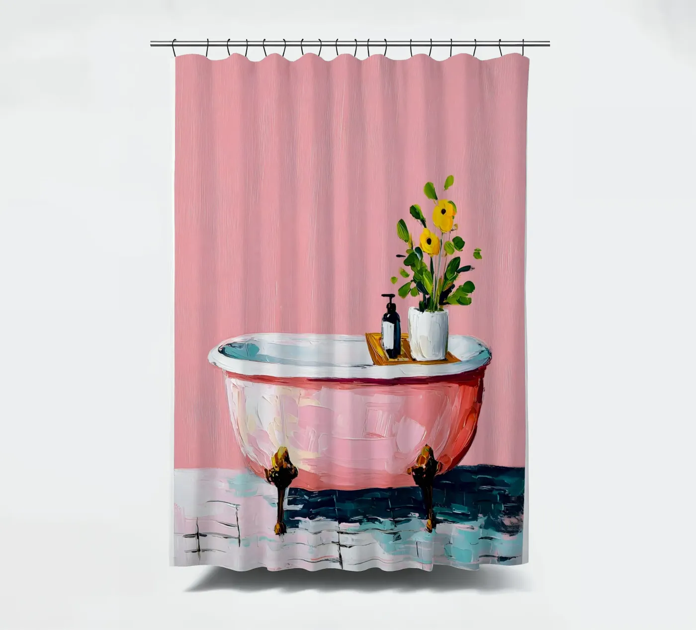 Pink Tub Dreams tenda da doccia da Gypsy Galleria