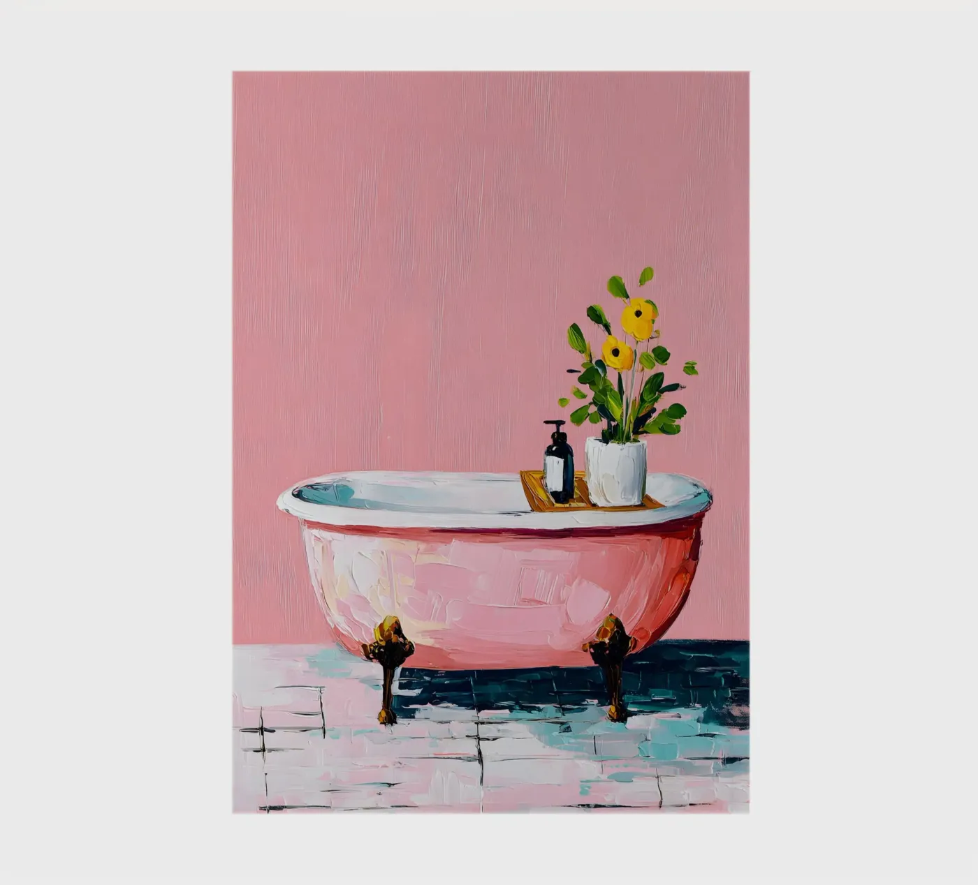 Pink Tub Dreams quaderno da Gypsy Galleria