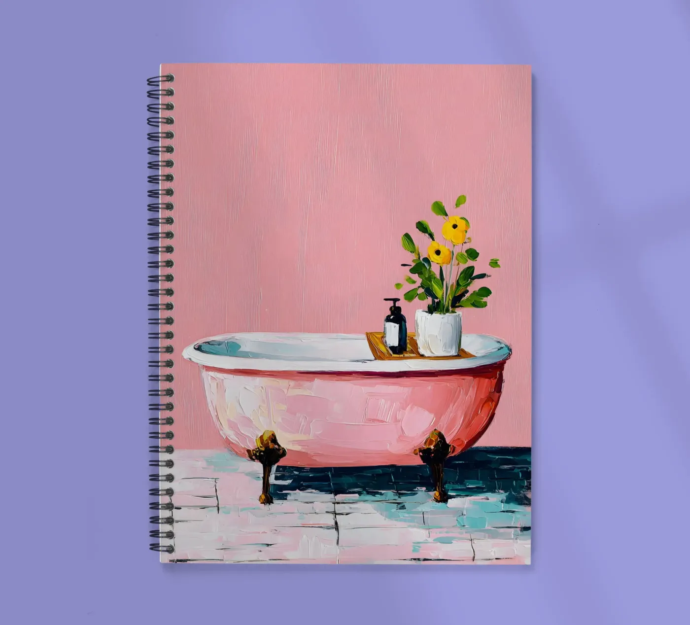 Pink Tub Dreams diario ad anelli da Gypsy Galleria