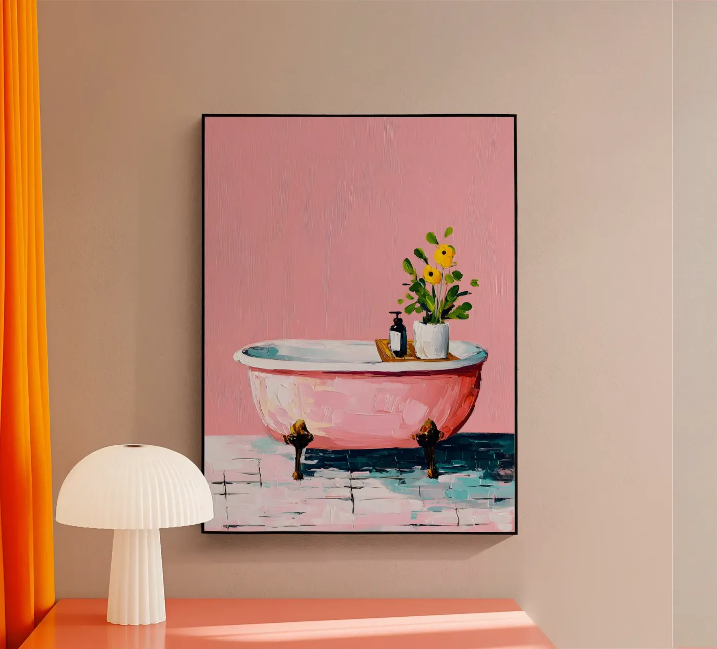 Pink Tub Dreams plexiglass da Gypsy Galleria